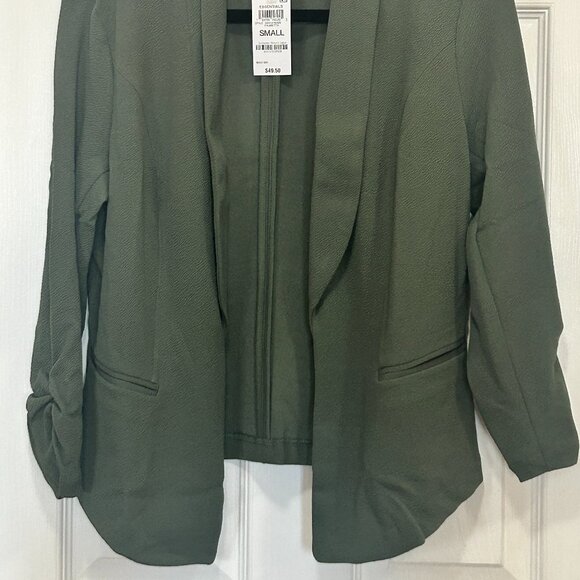 *** NEW *** 3/4 Sleeve Knit Blazer - Size Small - Picture 3 of 5